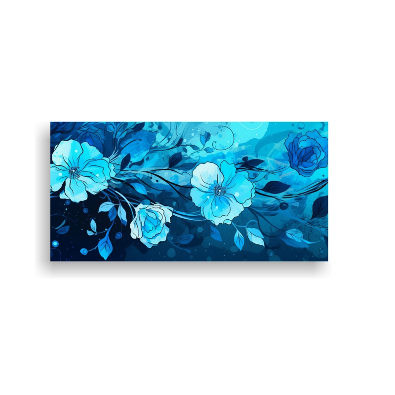 CUADRO DECORATIVO DE LIENZO IMPRESO EN ESTILO NEONOIR EQUILIBRADO 40X20CM - 1