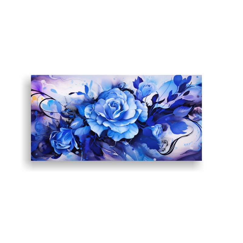 CUADRO TELA SUBLIMADA ATMOSFERA NEONOIR ESTILO MEDIANO 40X20CM - 1
