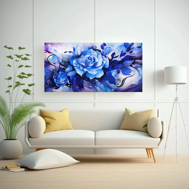 CUADRO TELA SUBLIMADA ATMOSFERA NEONOIR ESTILO MEDIANO 40X20CM - 2
