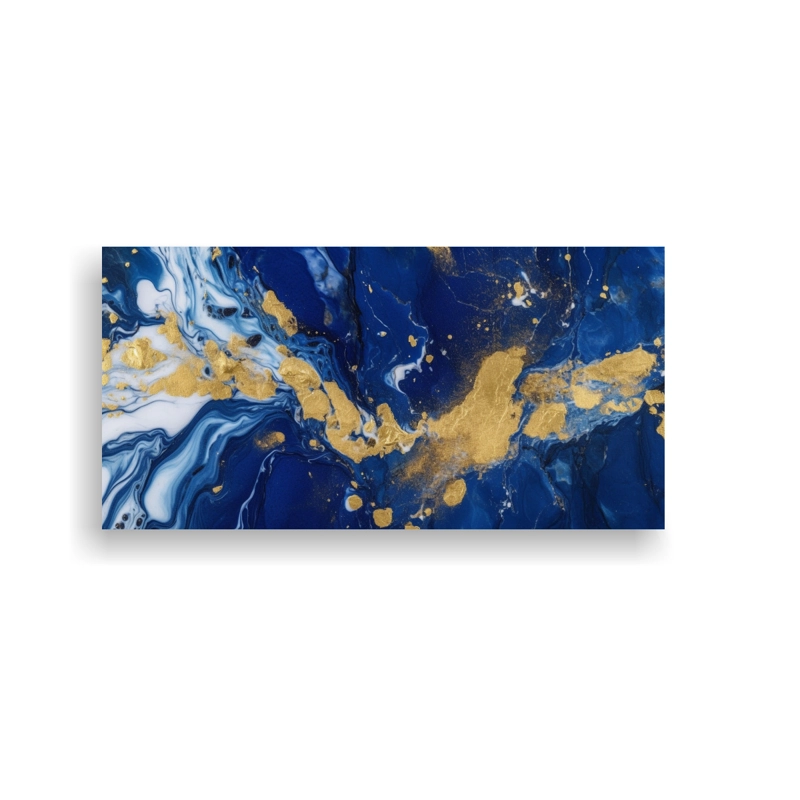 CUADRO DE PARED CON DISEÑO MINIMALISTA DE ELEGANCIA Y MÁRMOL LUJOSO 60X30CM - 1
