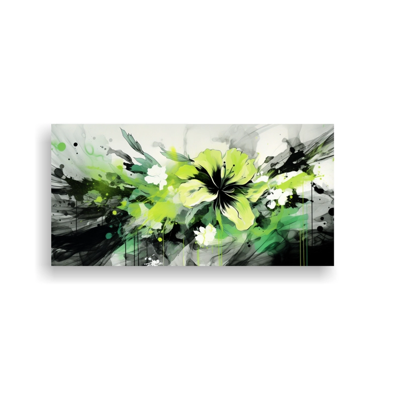 CUADRO DECORATIVO ESTILO LIENZO VINTAGE CON ELEGANTE ATMÓSFERA NEONOIR 120X60CM - 1