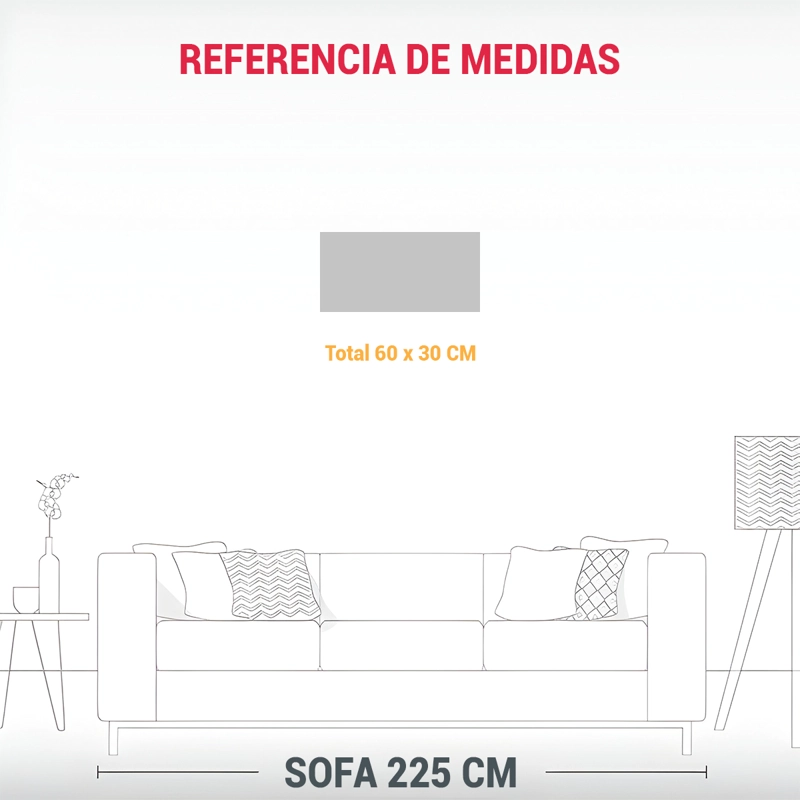 CUADROS ABSTRACTOS DE LEONES EN LIENZO  AMBIENTE ESPECTACULAR 60X30CM - 6