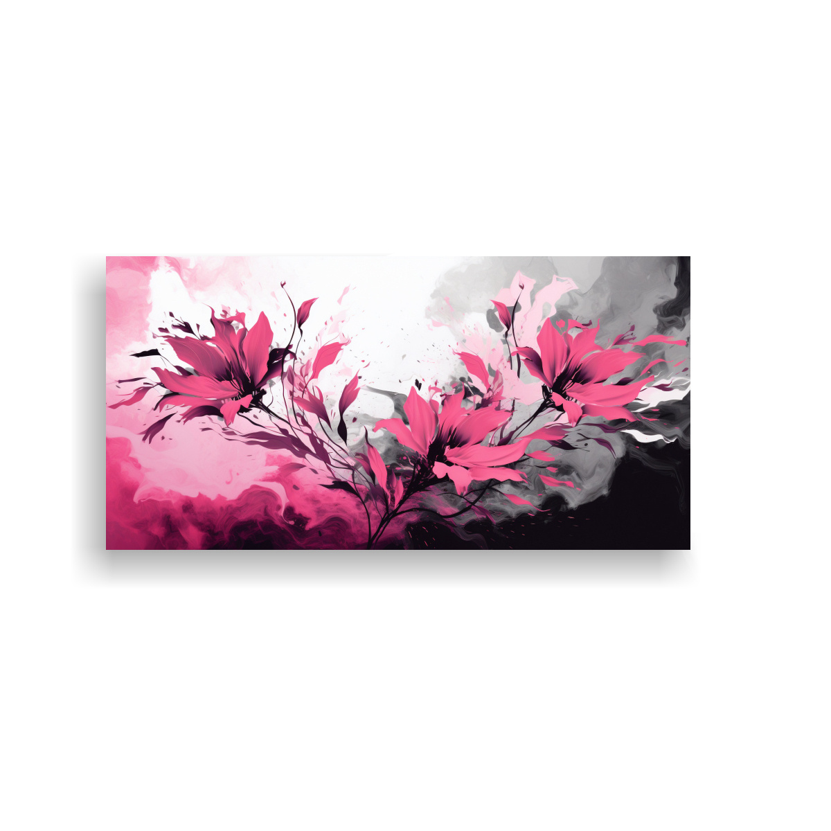PINTURA DECORATIVA ESTILO MEDIO, INSPIRACIÓN NEONOIR 100X50CM - 1