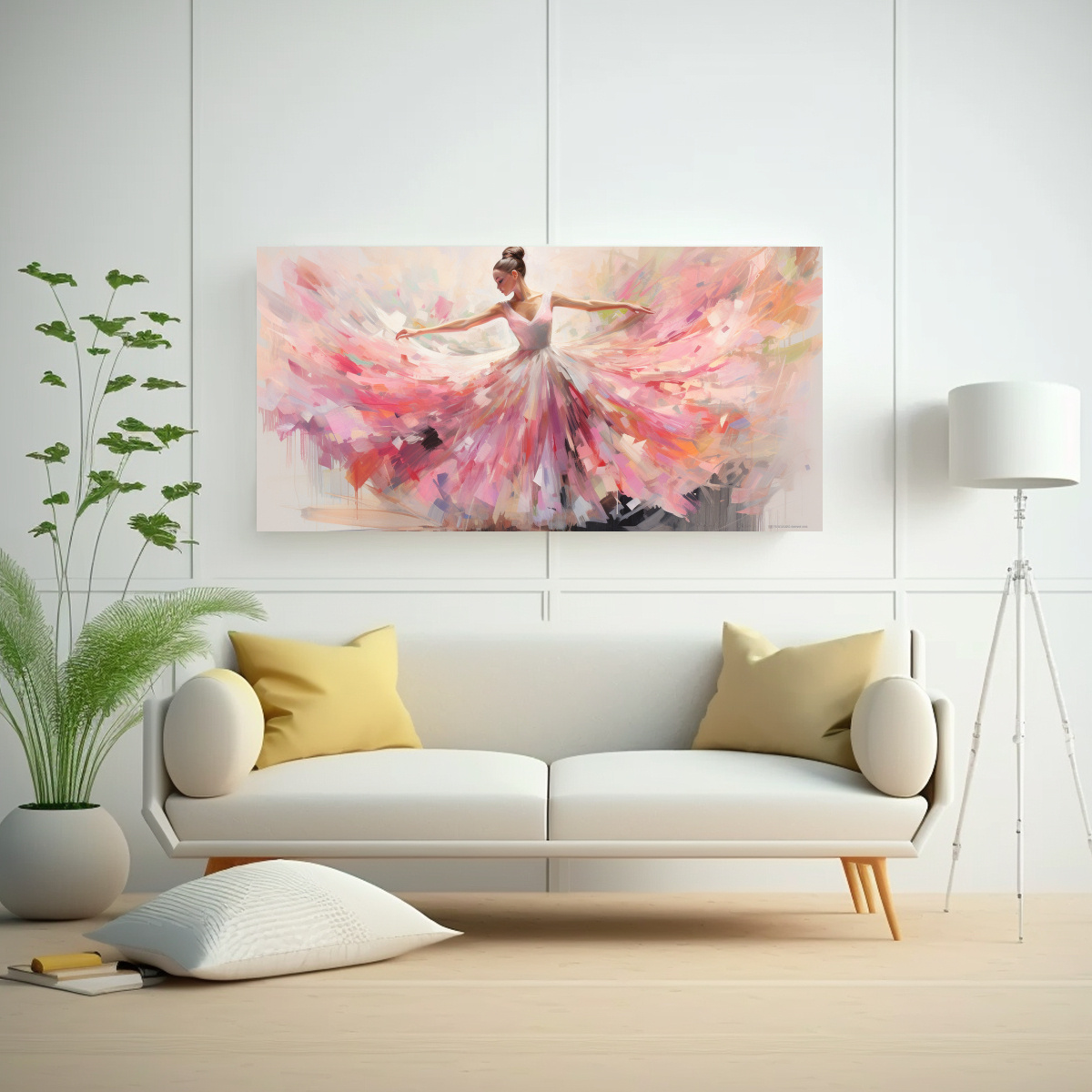 ARTE VANGUARDIA BALLET RUSO: IMPACTO VISUAL, LA GRAN BELLEZA DEL BALLET RUSO PLASMADA EN C 40X20CM - 2