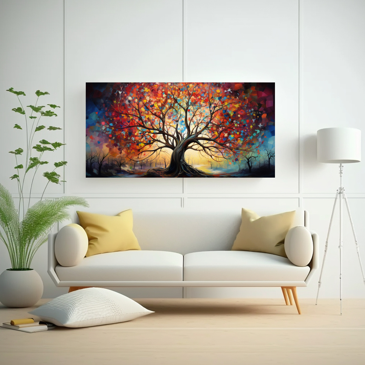 ZGmaxCL DIY 5D Broderie Diamant Grand Format Paysage Naturel De Montagne Decoration Murale Salon Et Chambre 120x60cm