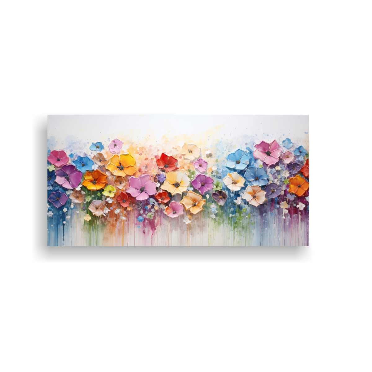 TELA EN BASTIDOR INSPIRADOR FANTASIA EN BLANCO 40X20CM - 1