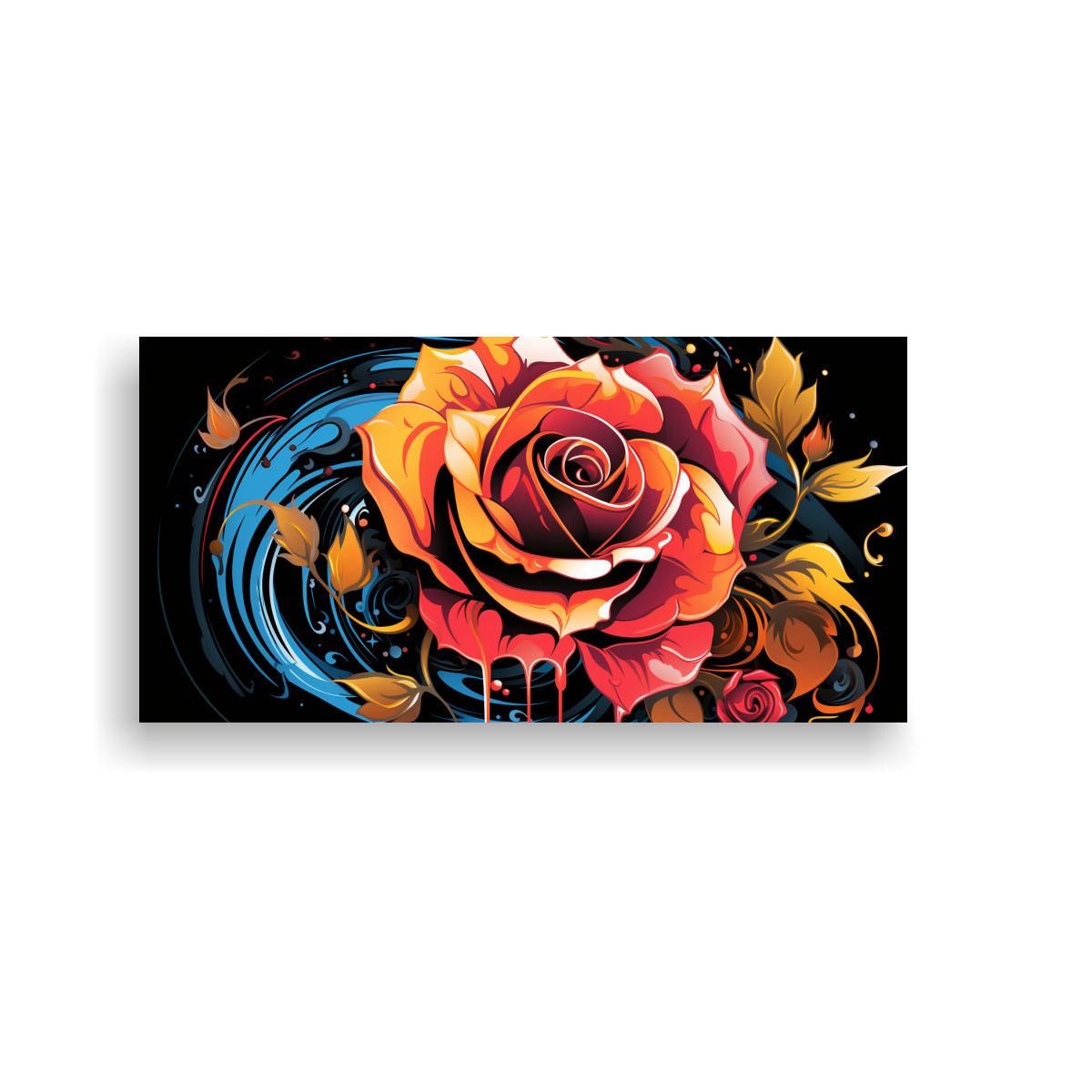 Graffiti Color Rosa PINTURA MURAL: DISEÑO DE ROSA ESTILO GRAFFITI CON DETALLE DE ARTE ...