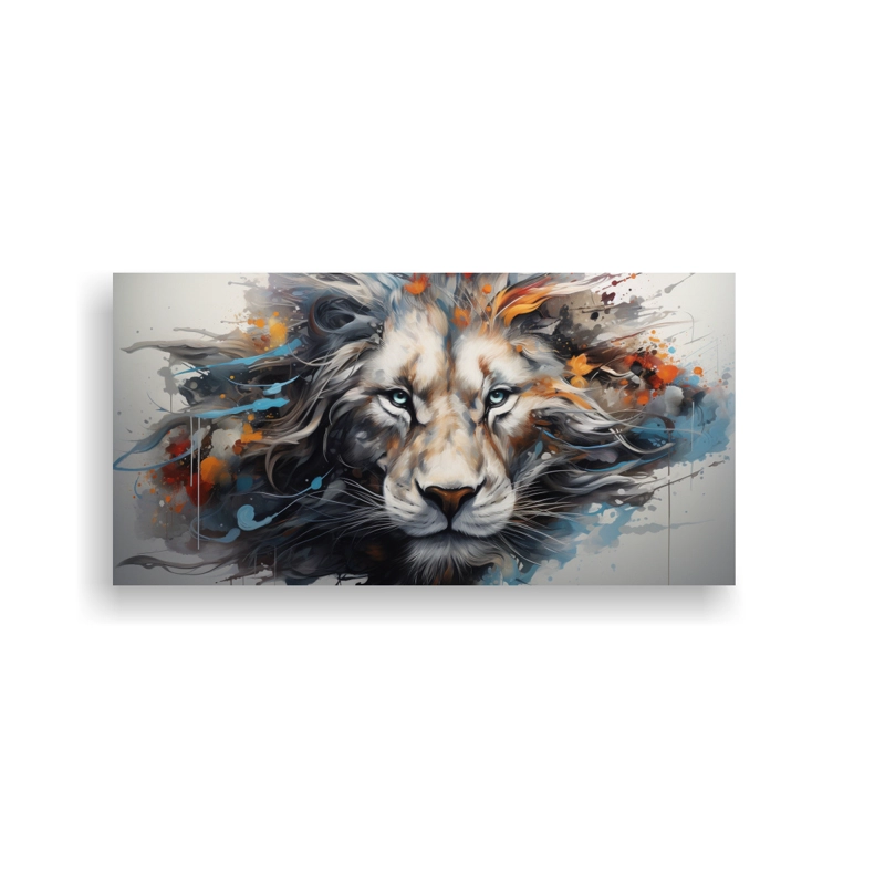 CUADROS DE ANIMALES ABSTRACTOS EN ALTA RESOLUCIÓN PARA DECORACIÓN 160X80CM - 1