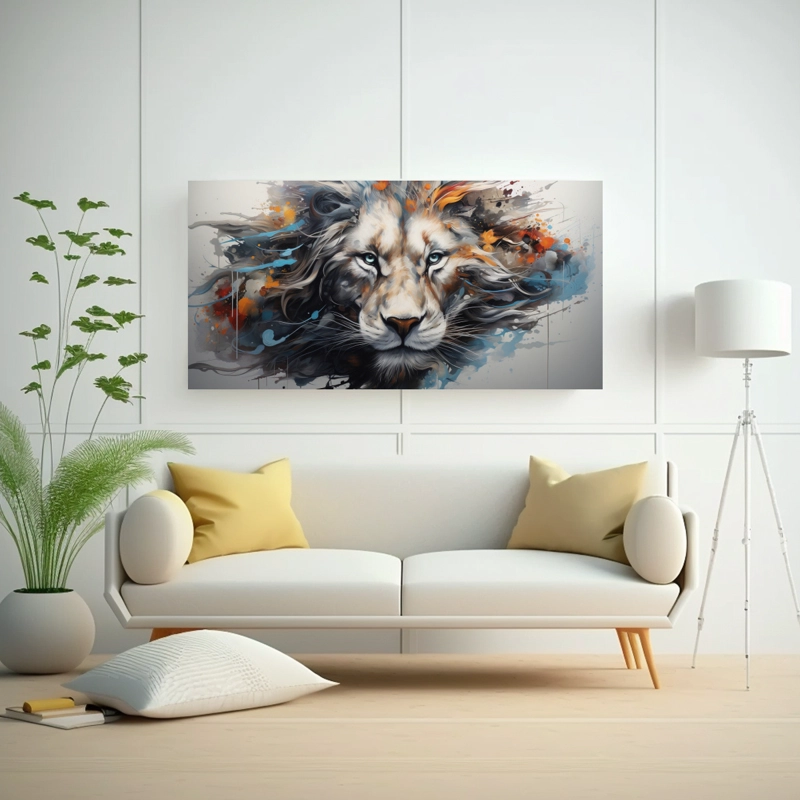 CUADROS DE ANIMALES ABSTRACTOS EN ALTA RESOLUCIÓN PARA DECORACIÓN 160X80CM - 2