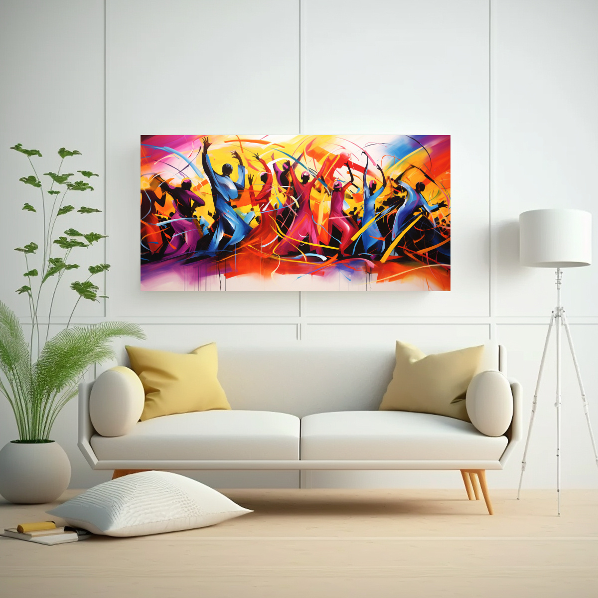 PINTURA DECORATIVA: ENERGÍA VIVA EN UNA BELLEZA NATURAL 120X60CM - 2