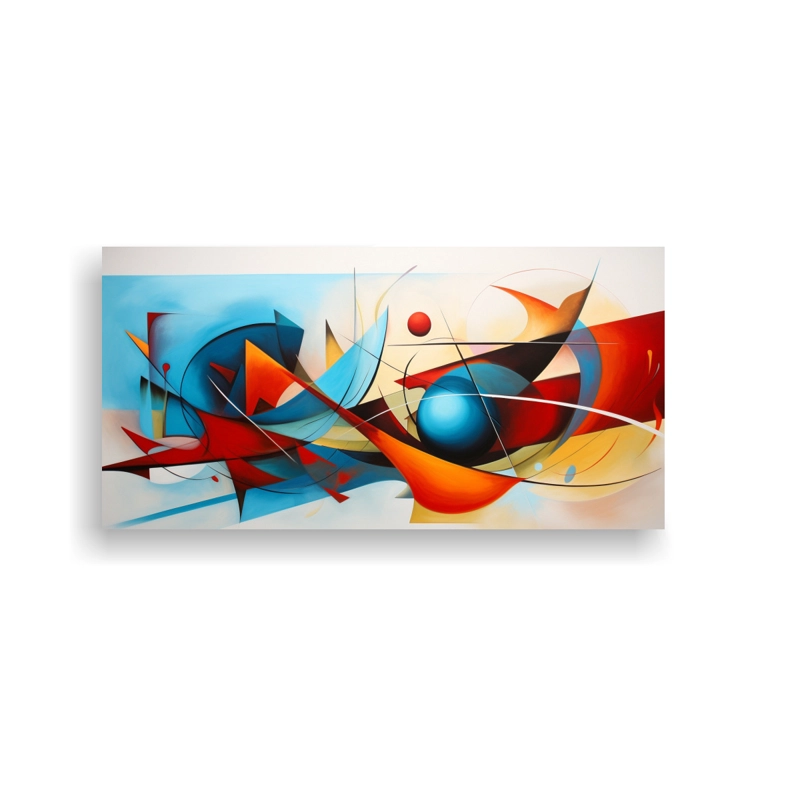 CUADROS DE VELEROS ABSTRACTOS PARA DECORACIÓN DE SALÓN 140X70CM - 1