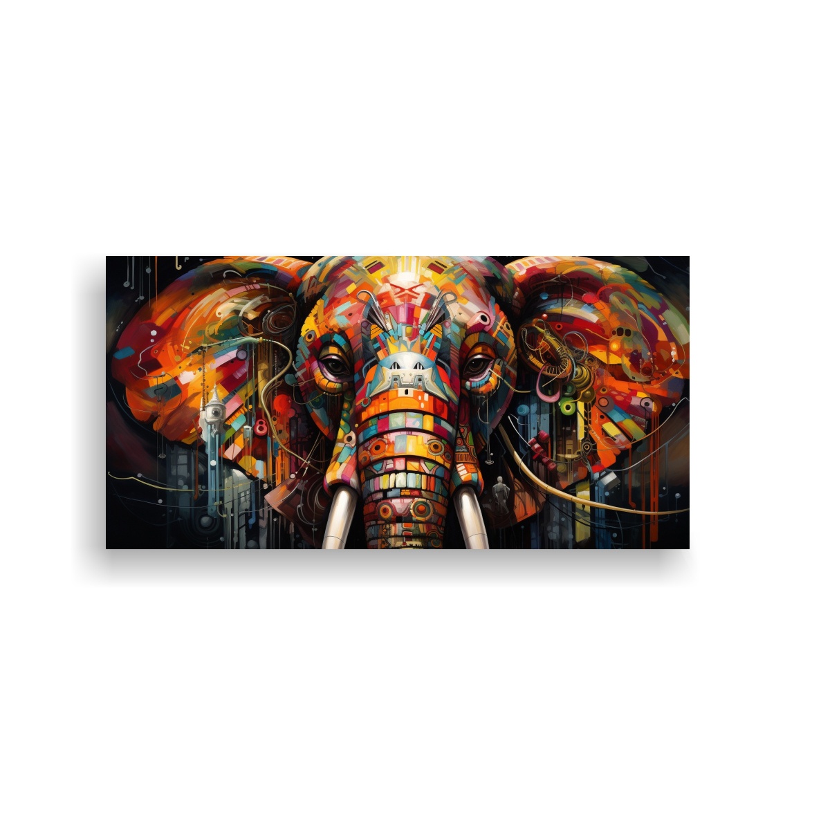 Cuadro Leon Runa Art Cuadro Decorativo U00c1frica Elefante 1 Parte Moderno Cuadro Lienzo No Tejido Para 1324861 Pinturas Para Lienzo