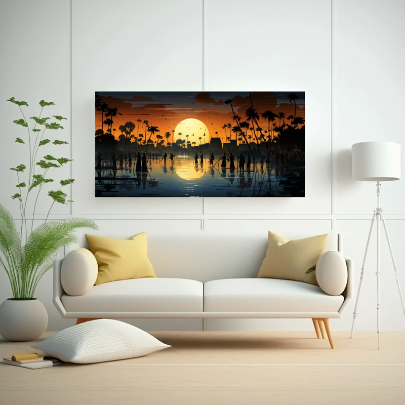 CUADRO FOTOGRAFÍA SURREALISTA  CREA UNA PINTURA CAUTIVADORA EN UN ESTILO INSPIRADO 60X30CM - 2