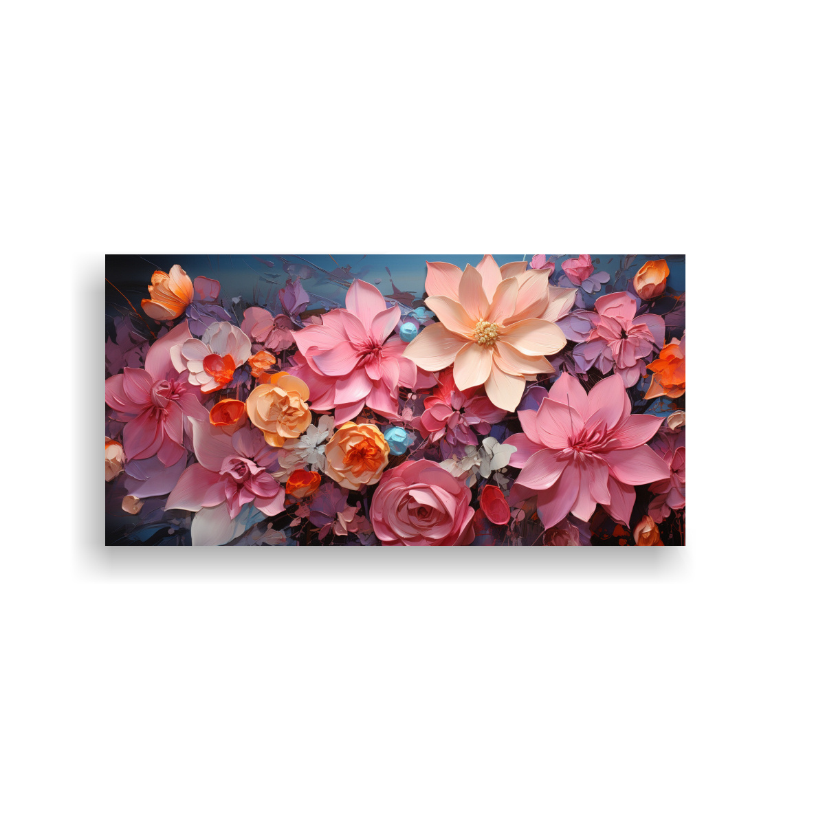 PINTURAS DECORATIVAS MODERNAS EN BASTIDOR: COMPOSICIÓN ARTÍSTICA DE SOBRES ROSADOS CONTR 160X80CM - 1