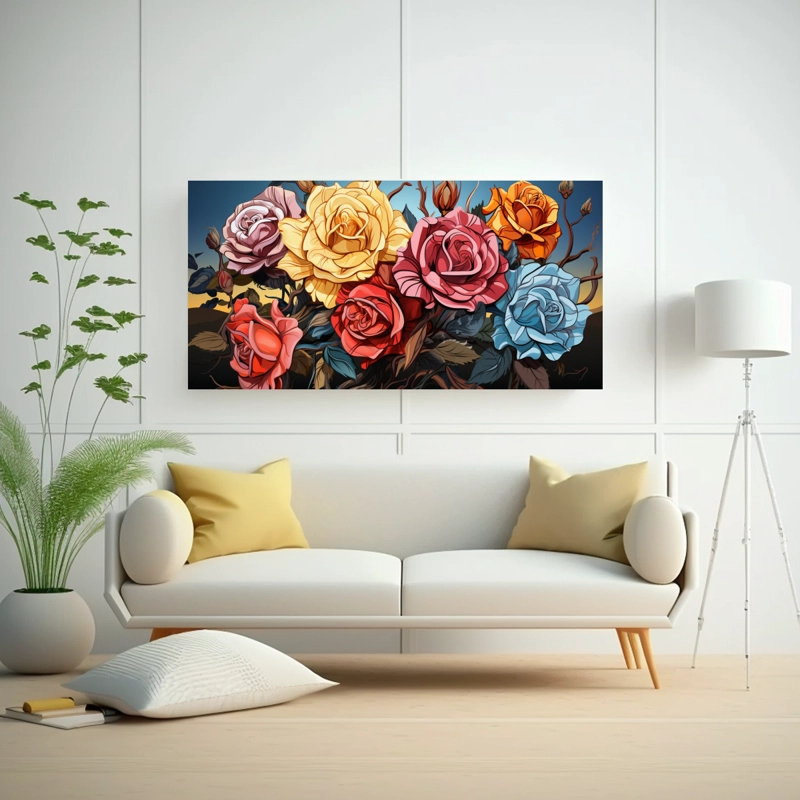 DESAFÍO DIVERSIDAD SALUD BELLEZA CONFIANZA CUADROS DECORATIVOS SOLARES MODERNOS INTENSOS  60X30CM - 2