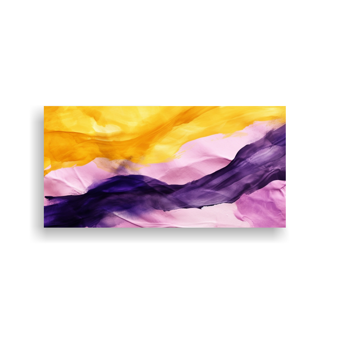 LIENZO DE TELA CON BANDERA NO BINARIA ESTILO 40X20 CM - 1