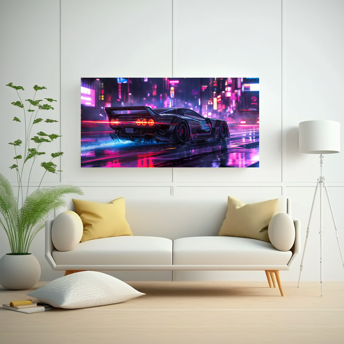 PINTURAS DECORATIVAS DE CANVA: HIBRIDO AVIÓN Y 140X70 CM - 2