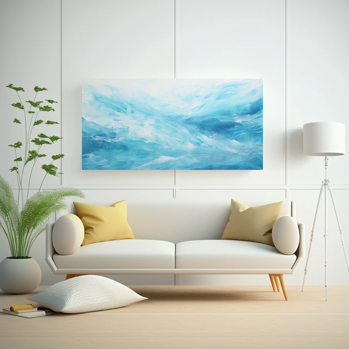 CUADROS DECORATIVOS CON PATRONES ABSTRACTOS EN 100X50 CM - 2