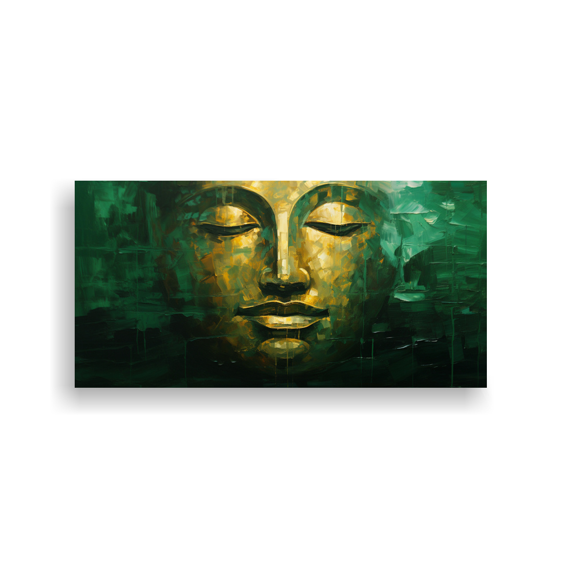 CUADRO MINIMALISTA: ROSTRO DE BUDA EN ESTILO 160X80 CM - 1
