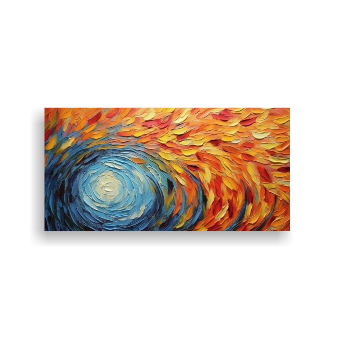 PINTURA ABSTRACTA AL ESTILO VAN GOGH: EXPRESIÓN 160X80 CM - 1