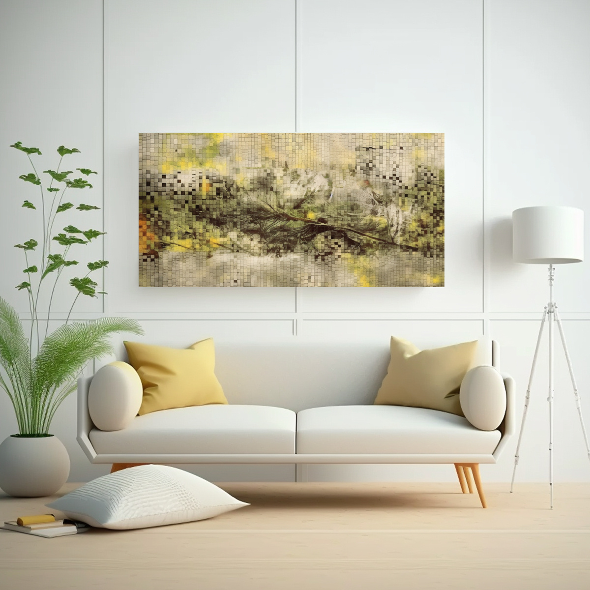 PINTURAS DE DECORACIÓN ESTILO DEGRADADO DIGIT. 140X70 CM - 2