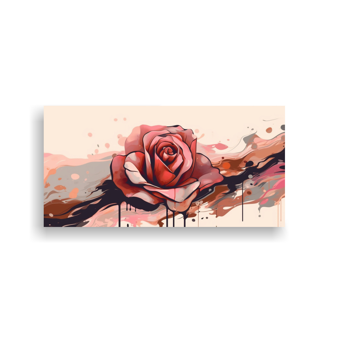 PINTURAS DECORATIVAS DE ARTE TONOS INNOVADOR EN 40X20 CM - 1