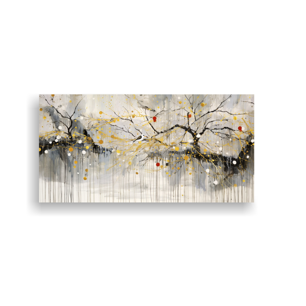 PINTURA WU GUANZHONG: ARTE CHINO TRADICIONAL EN 100X50 CM - 1