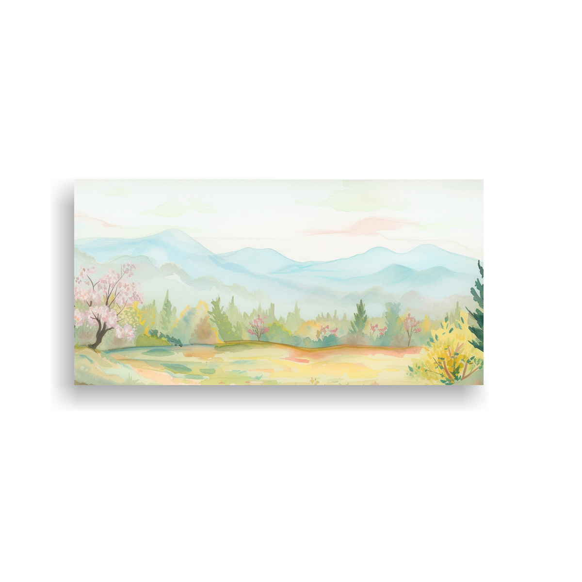 CUADRO CONCEPTUAL EQUILIBRIO PAISAJE BOSQUE 120X60 CM - 1