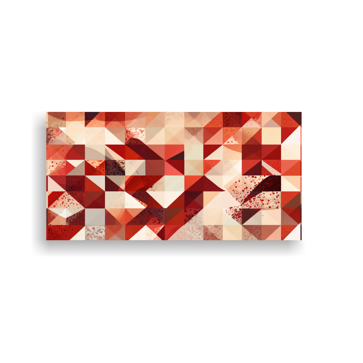 PINTURA DECORATIVA EN LIENZO MULTICOLOR CON 100X50 CM - 1