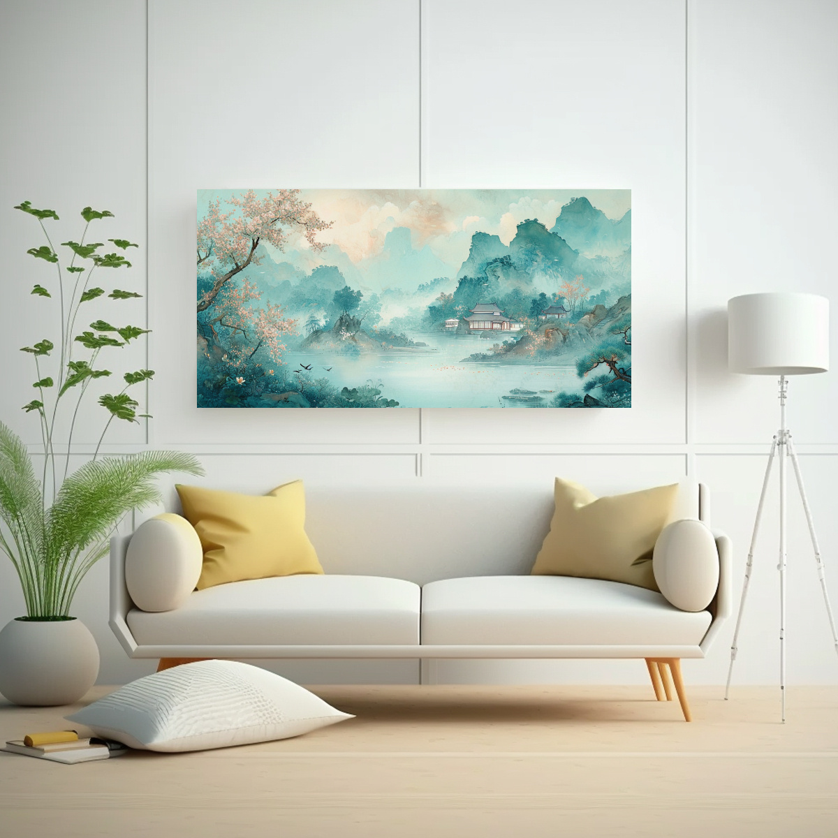 LIENZO DE TELA DIBUJO LINDA THE CHIN DECORATIVO 160X80 CM - 2