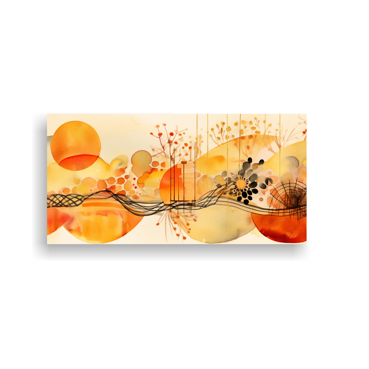 BANNER DE LIENZO RESISTENTE CON DISEÑO EN 40X20 CM - 1