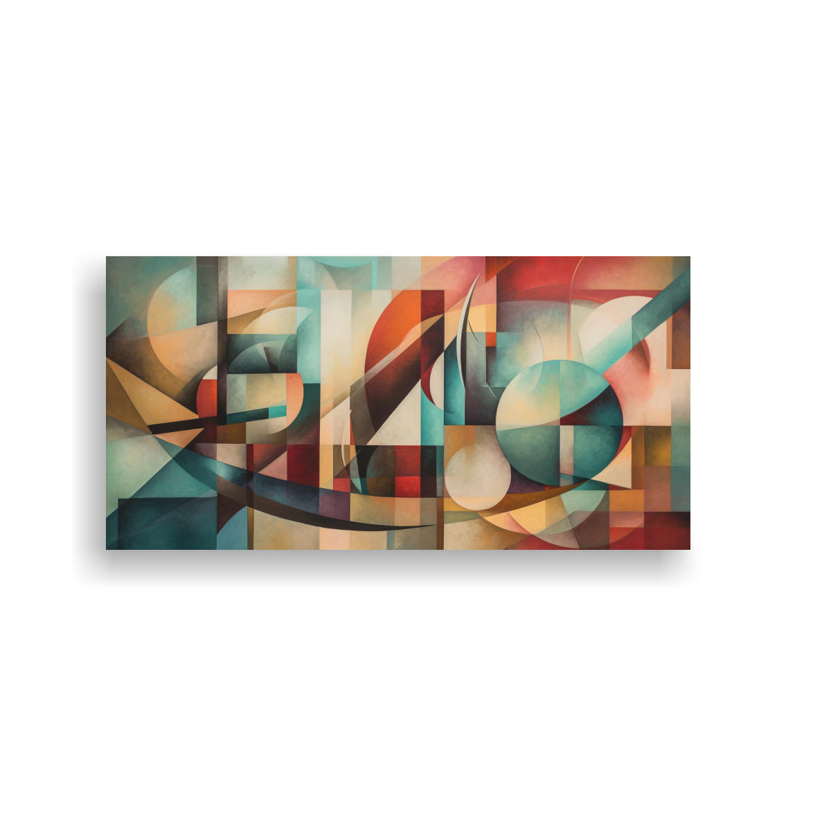 CUADRO MODERNO DE ARTE ABSTRACTO INTENSO PARA 160X80 CM - 1