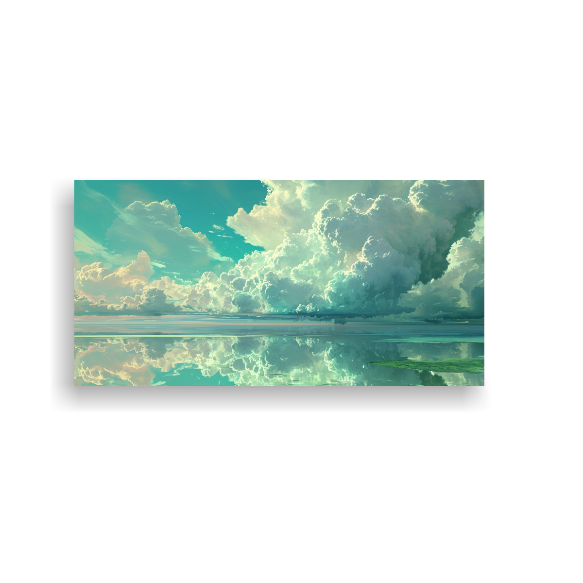 CUADROS DECORATIVOS VANGUARDIA ENIGMÁTICA, NUBES 120X60 CM - 1