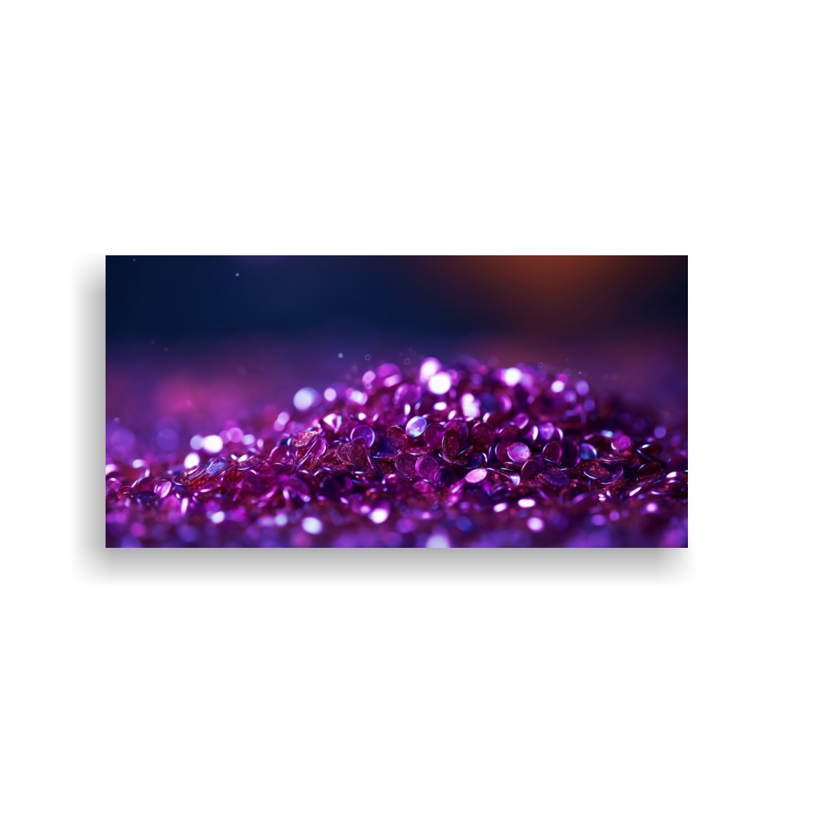 FOTOGRAFÍA 4K PÚRPURA BRILLO PROFUNDIDAD EN 60X30 CM - 1
