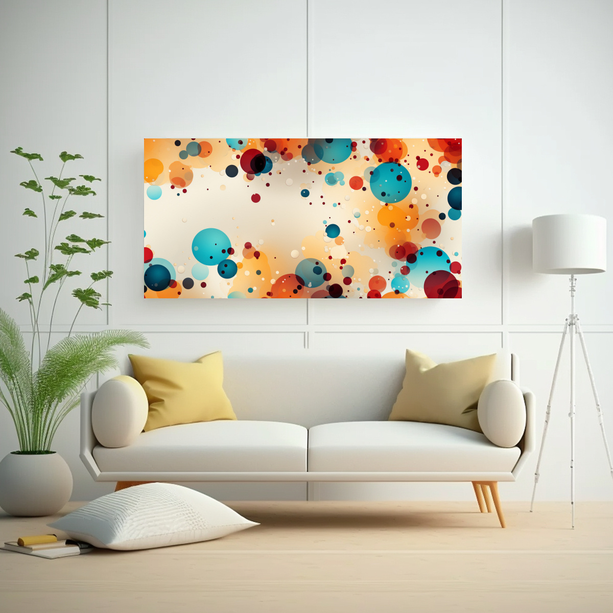 CUADRO ABSTRACCIÓN STREET ART SUMÉRGETE EN UN 120X60 CM - 2