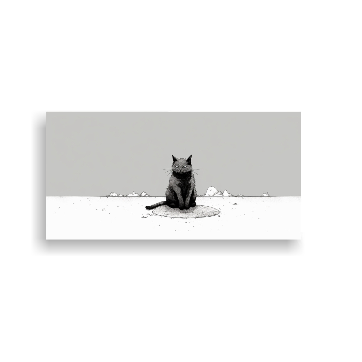 CUADRO INSPIRACIÓN MINIMALISTA DE MANGA DE LOS 140X70 CM - 1