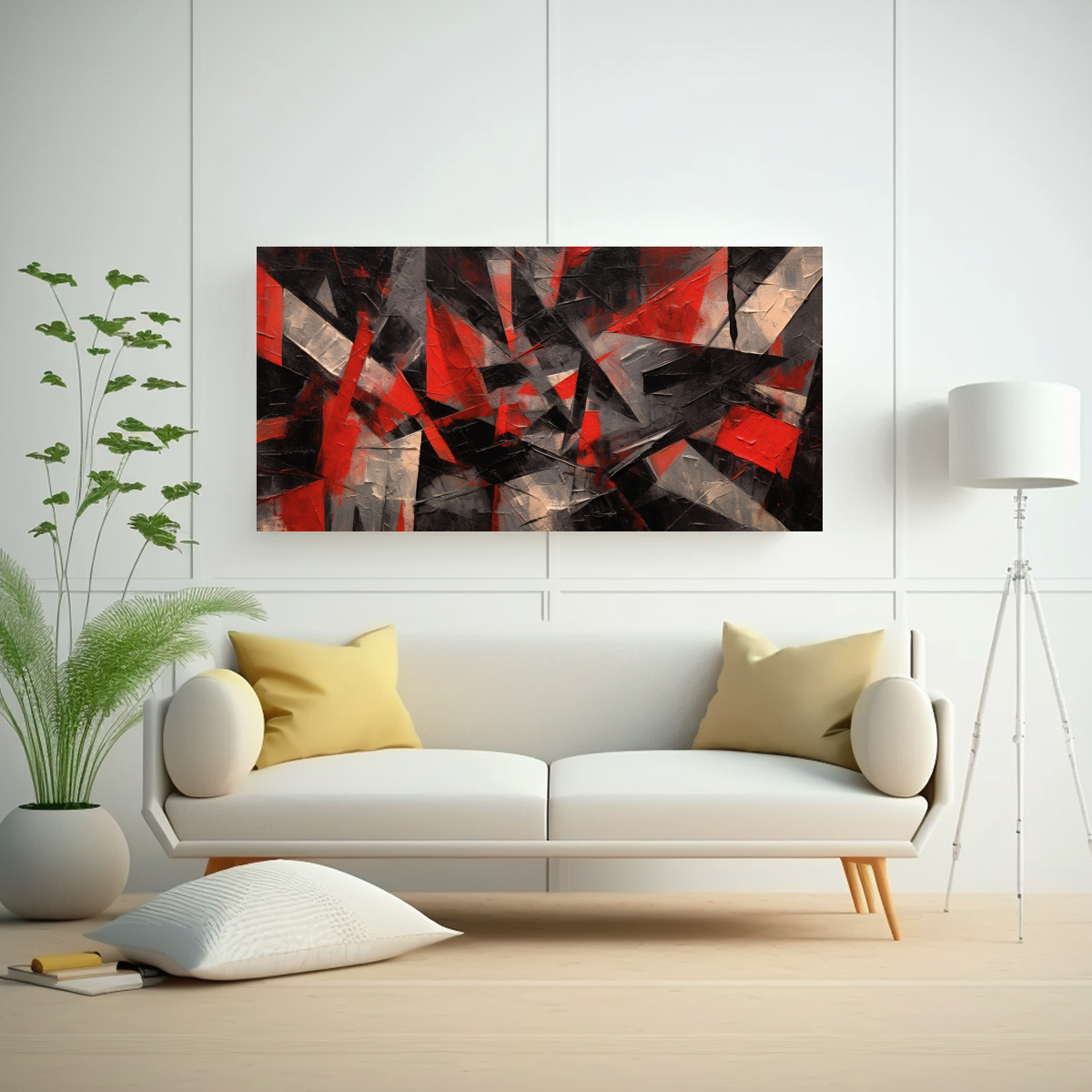 CUADRO DE ARTE FINO PARA DECORACIÓN DEL CUARTO 160X80 CM - 2