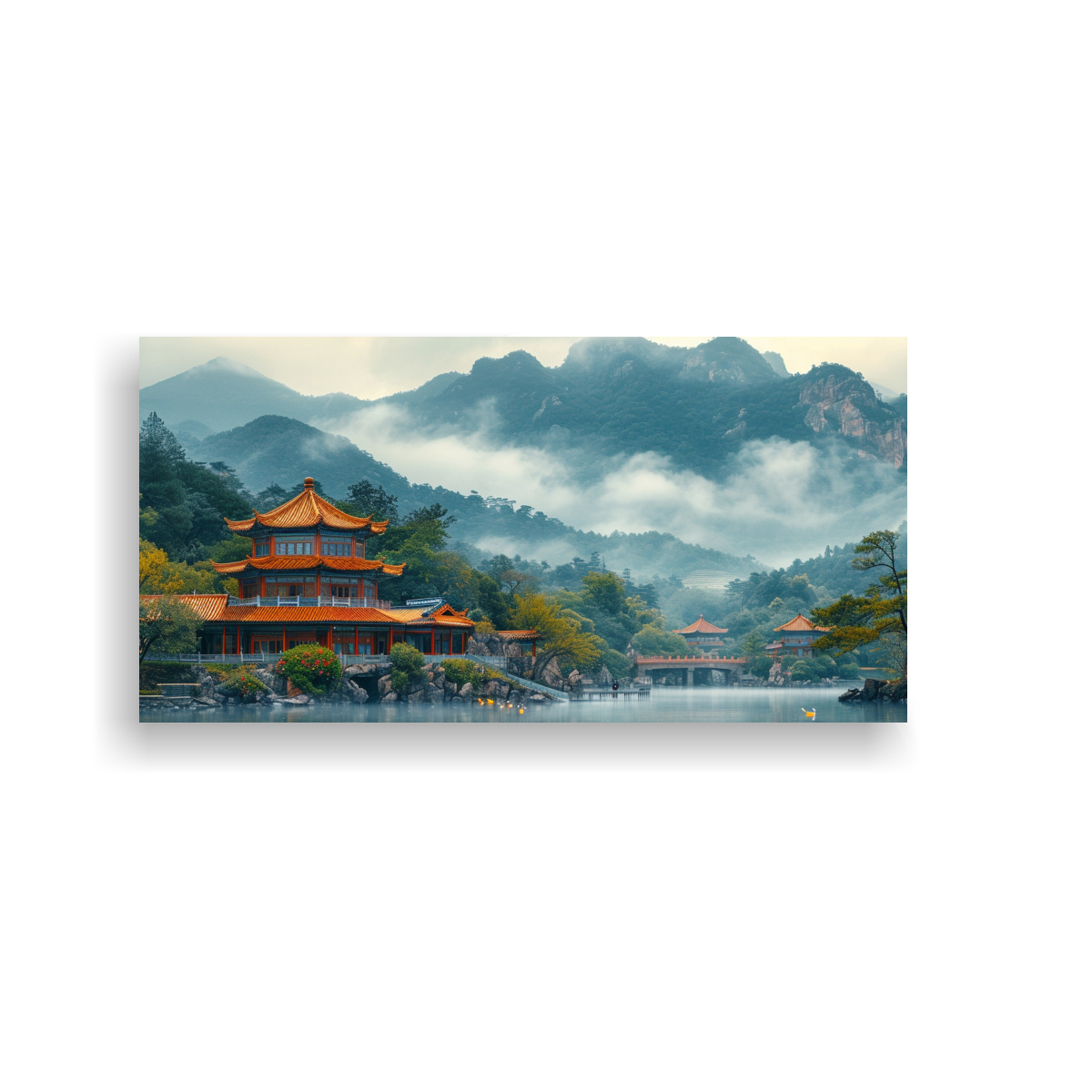 FOTO COLOR LIENZO VANGUARDIA: MAJESTUOSO MONTE 160X80 CM - 1