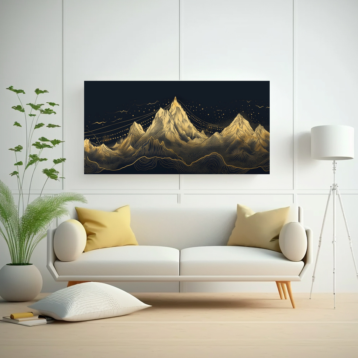 PINTURAS DECORATIVAS CON ESTÉTICA ORIENTAL DE 100X50 CM - 2