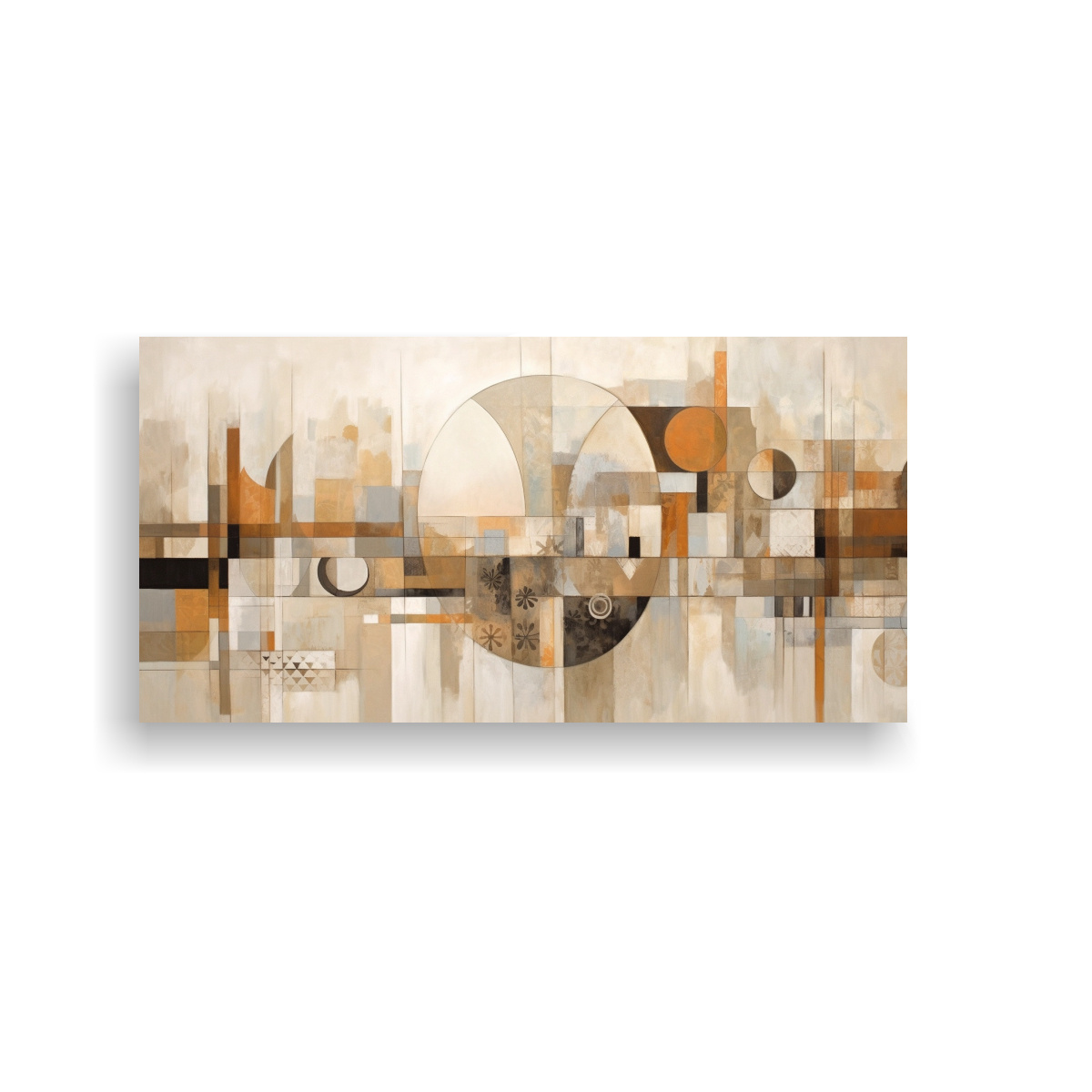CUADRO MODERNO GEOMÉTRICO Y BOHEMIO PARA 40X20 CM - 1