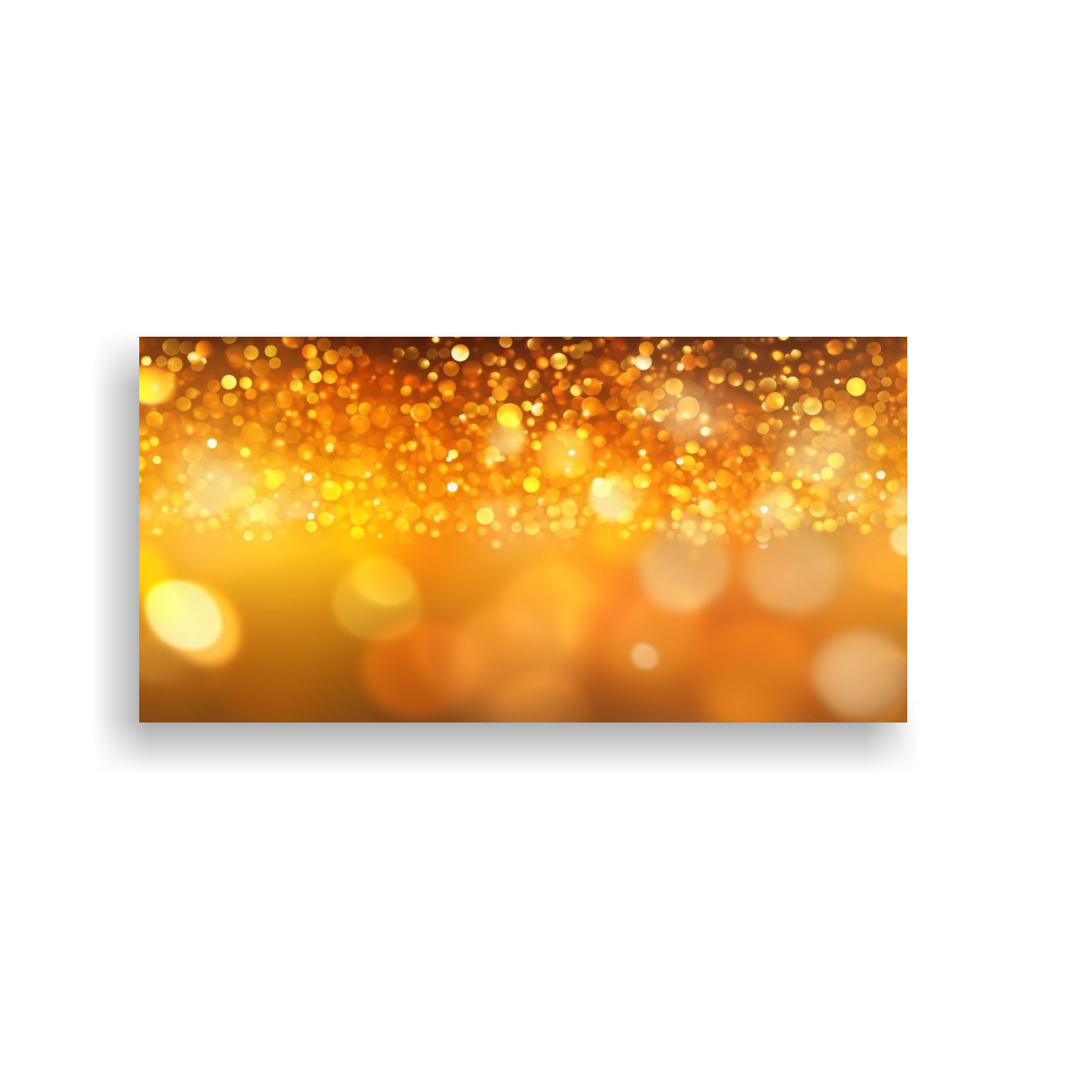 FONDO ABSTRACTO ARCOÍRIS NARANJA DORADO DE BOKEH 120X60 CM - 1