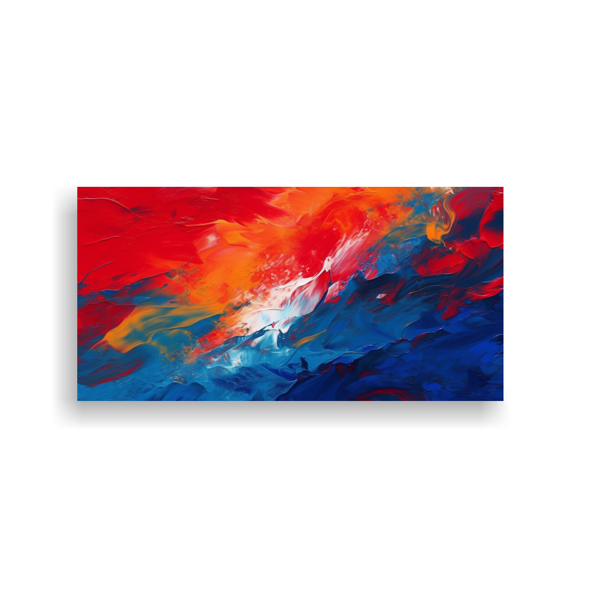 PINTURA DIGITAL ABSTRACTA: ESENCIA DE DECORACIÓN 40X20 CM - 1