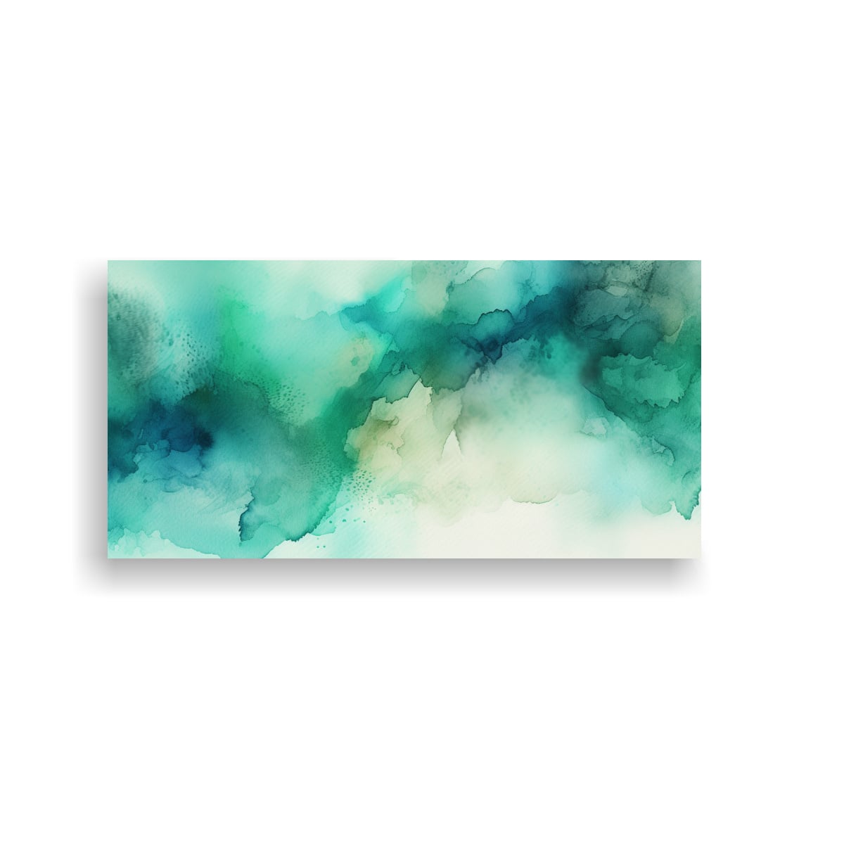 PINTURAS DE DECORACIÓN ABSTRACTA EN ACUARELA 100X50 CM - 1
