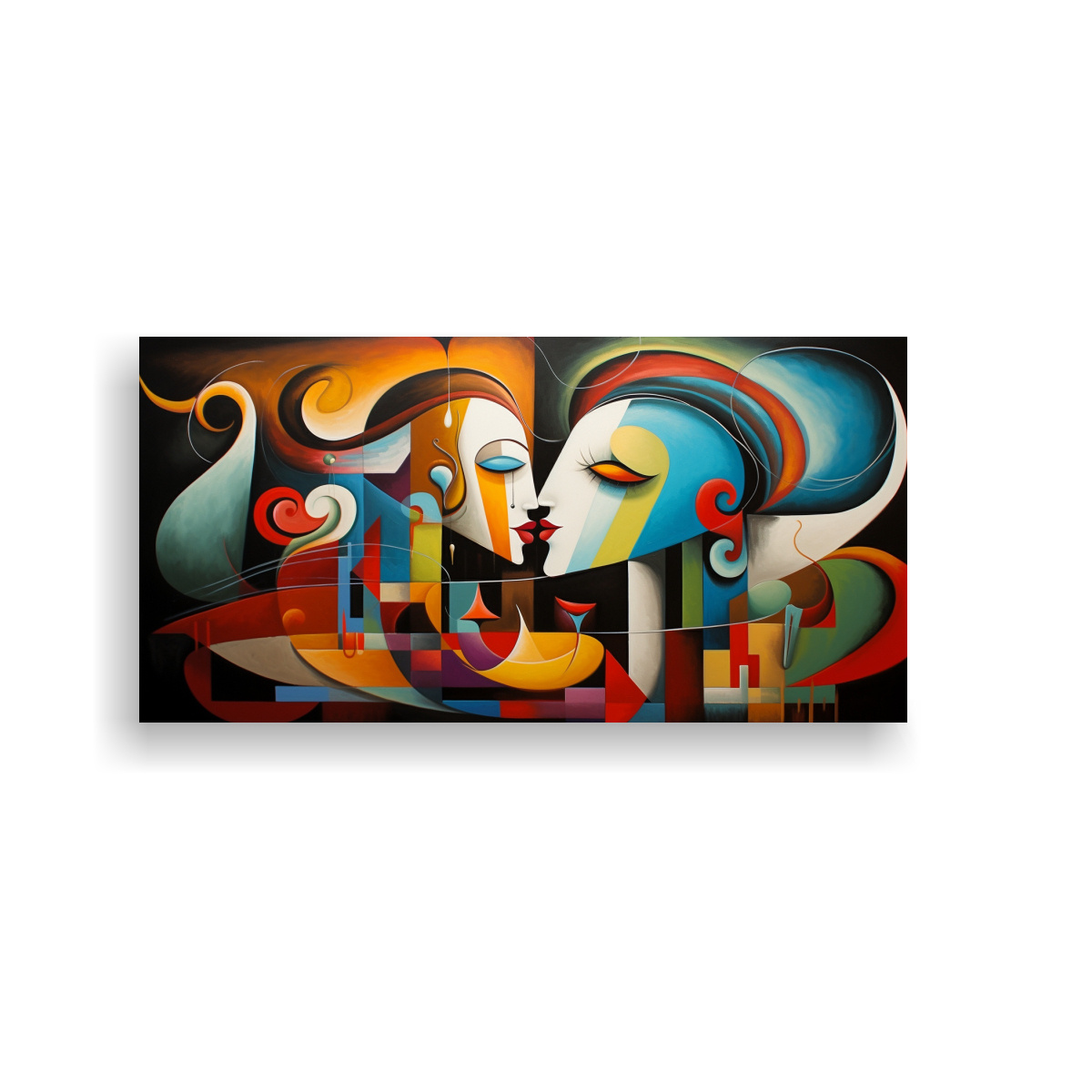 CUADROS ABSTRACTOS ESTILO GALERÍA PARA 160X80 CM - 1