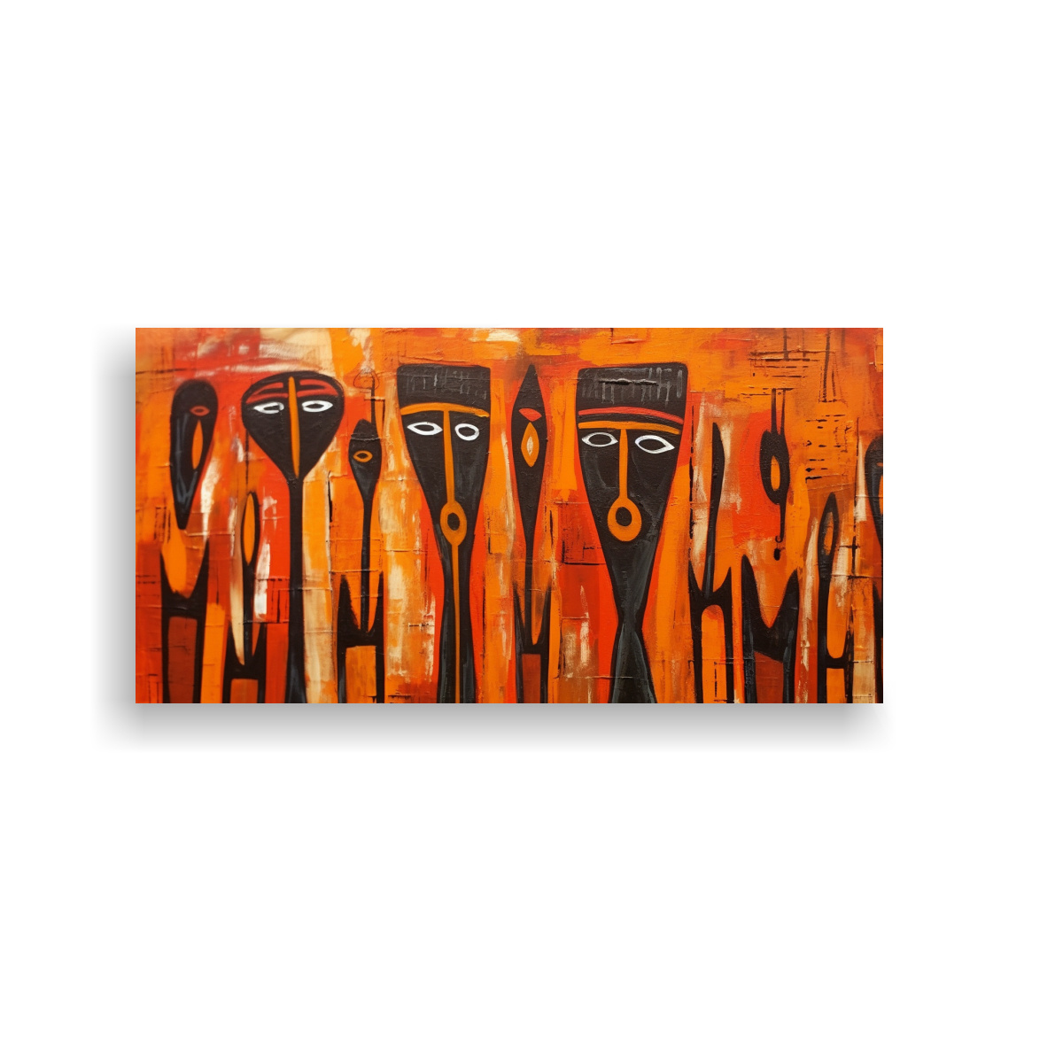 CUADRO EN BASTIDOR EXPRESIÓN INTENSA ARTE 120X60 CM - 1