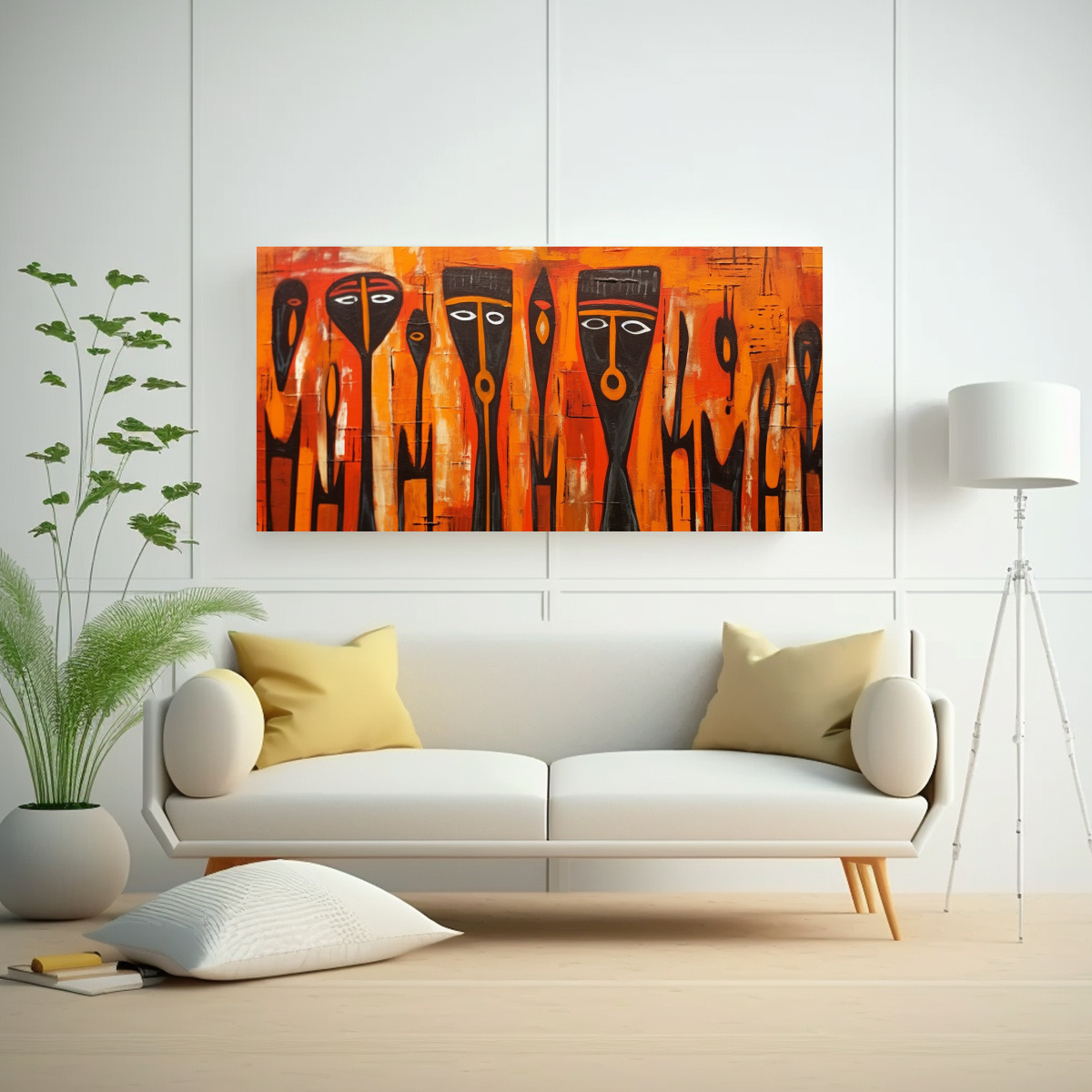 CUADRO EN BASTIDOR EXPRESIÓN INTENSA ARTE 120X60 CM - 2