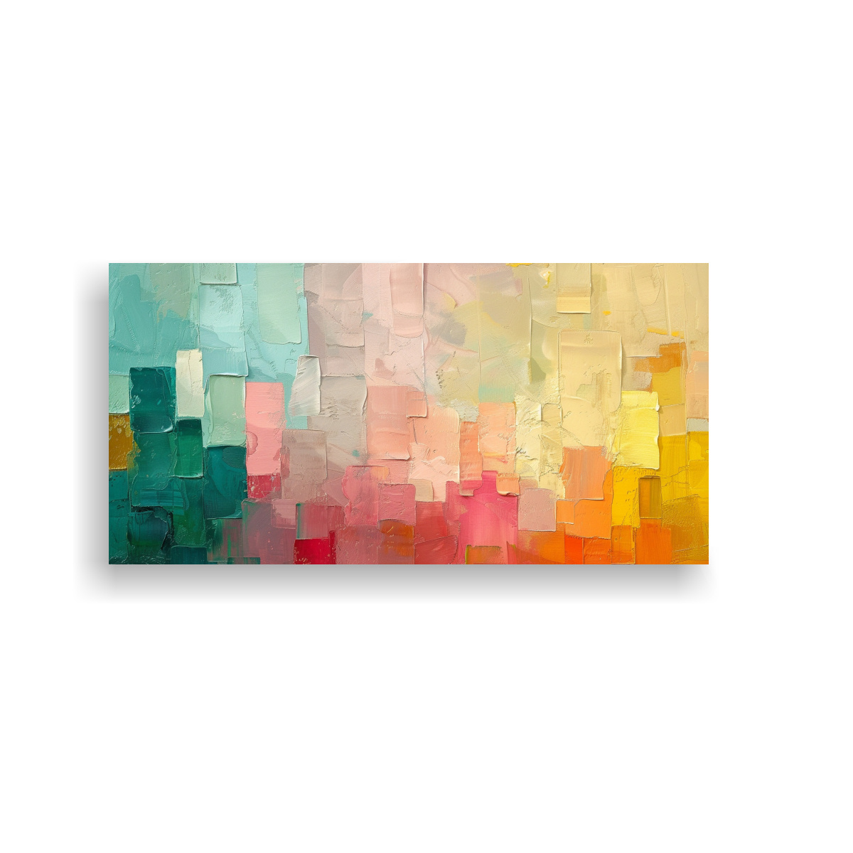 CUADRO LIENZO INSPIRACIÓN ABSTRACTA MONTREAL EN 120X60 CM - 1