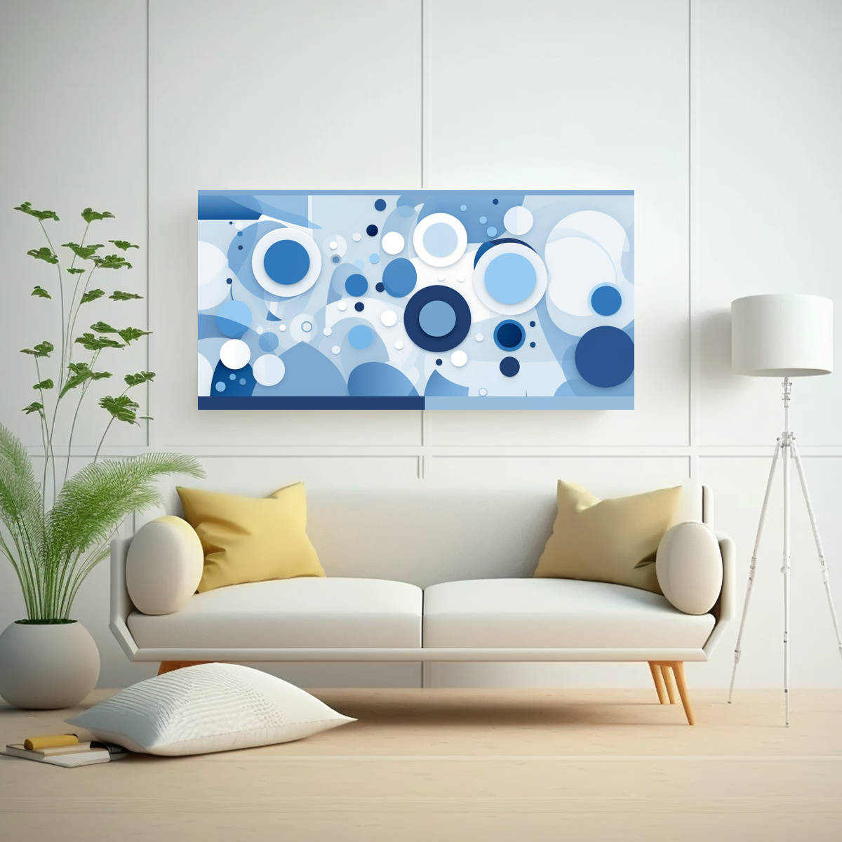 PINTURAS DECORATIVAS DE FORMAS PROFESIONALES EN 100X50 CM - 2