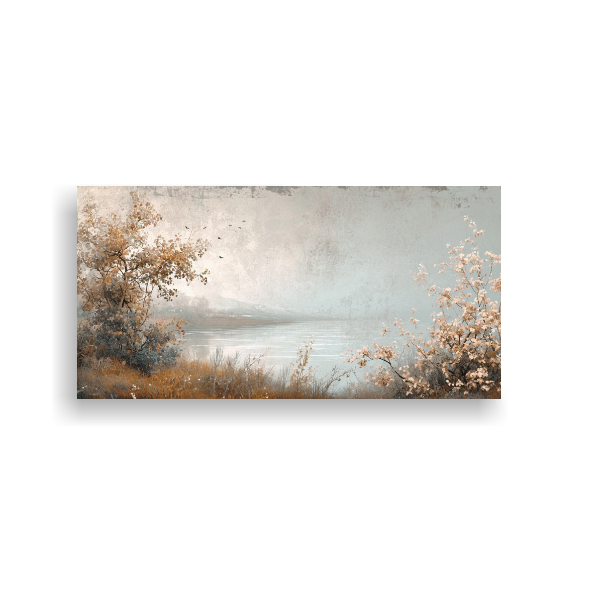 PAISAJE MINIMALISTA ISLANDÉS EN LIENZO: ARTE 80X40 CM - 1