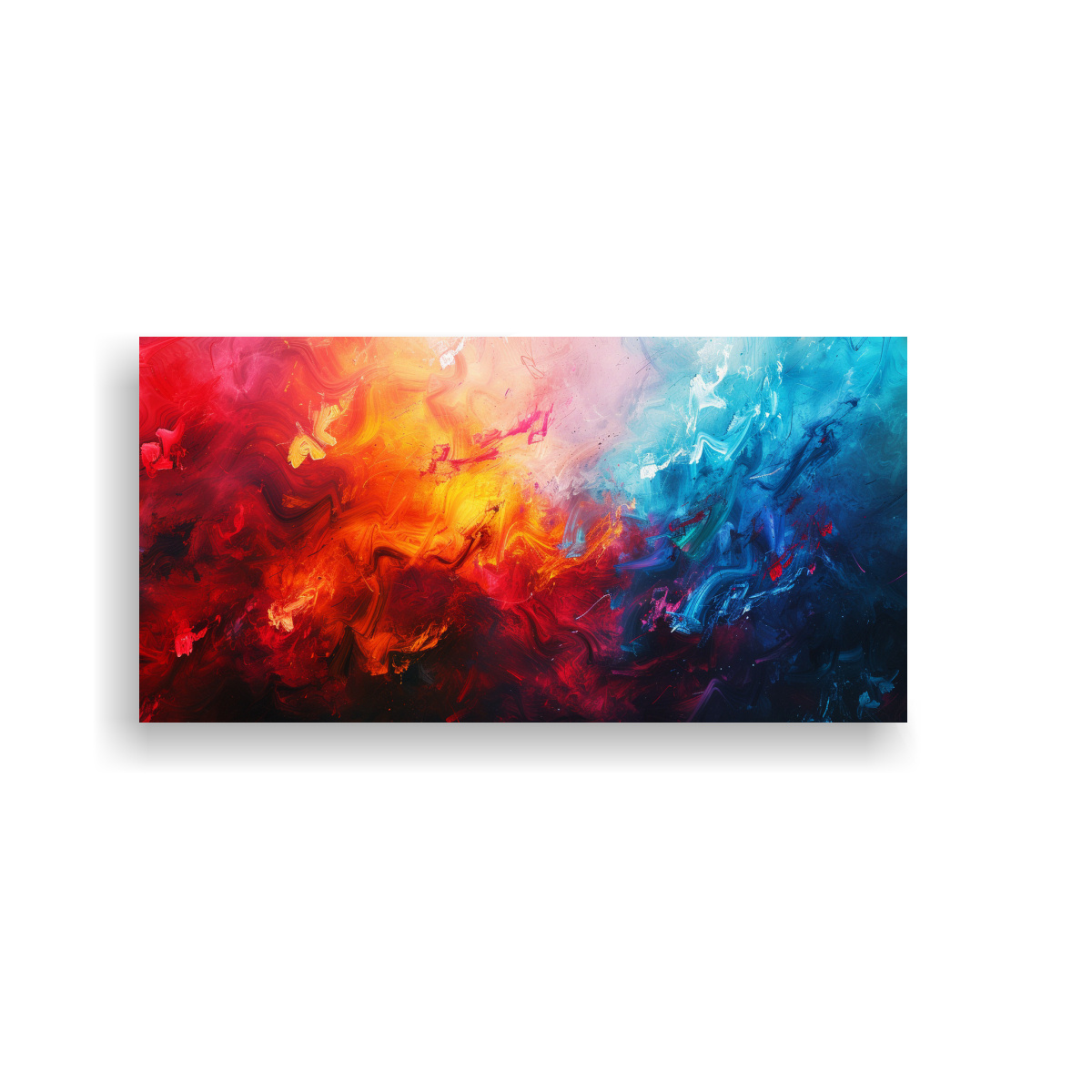 CUADRO COLORES VIBRANTES PARA DECORACIÓN DE 3 140X70 CM - 1